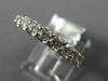 1.19CT DIAMOND 18KT WHITE GOLD 3D ROUND SEMI ETERNITY FILIGREE ANNIVERSARY RING