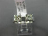 .65CT PRINCESS DIAMOND 14K WHITE GOLD 3D 3 STONE SEMI MOUNT ENGAGEMENT RING 1575