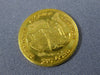 ESTATE 18KT YELLOW GOLD 3D ISRAELI MENORAH JERUSALEM DAVID TOWER COIN #26519