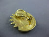ESTATE LARGE 18KT YELLOW GOLD 3D CLASSIC HAPPY SUN FUN CLIP ON EARRINGS