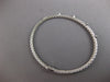 .18CT DIAMOND 14KT WHITE GOLD 5 STONE FLEXIBLE WOVEN ETOILE CUFF BANGLE BRACELET