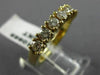 ESTATE 1.20CT DIAMOND 14KT YELLOW GOLD 7 STONE CLASSIC ANNIVERSARY RING #10669