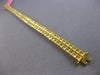 WIDE 17.75CT FANCY YELLOW DIAMOND 18KT YELLOW GOLD 3D DOUBLE ROW TENNIS BRACELET