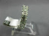 ESTATE 3.98CT DIAMOND 14KT WHITE GOLD CLASSIC ETERNITY WEDDING ANNIVERSARY RING