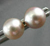ESTATE AAA PINK SOUTH SEA PEARL 14K YELLOW GOLD CLASSIC ROUND SOLITAIRE EARRINGS