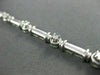 ESTATE LONG .55CT ROUND DIAMOND 14KT WHITE GOLD ETOILE TENNIS BRACELET #14732