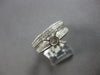 .71CT DIAMOND 18K WHITE GOLD 4 PRONG SEMI MOUNT ENGAGEMENT WEDDING BAND RING SET