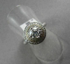 ANTIQUE ROUND DIAMOND 0.75CT 14KT WHITE & YELLOW GOLD ENGAGMENT RING