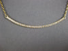ESTATE .44CT DIAMOND 18KT YELLOW GOLD 3D CLASSIC ELONGATED HAPPY BAR NECKLACE