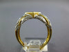 .55CT AAA SAPPHIRE 18KT YELLOW GOLD 3D PRINCESS INVISIBLE SQUARE BEZEL FUN RING