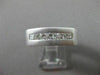 ESTATE 1CT DIAMOND 14K W GOLD 7 STONE PRINCESS CUT MENS ANNIVERSARY RING #20716