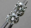 ESTATE .85CTW DIAMOND 5MM STUD 14KT WHITE GOLD SCREWBACK EARRINGS FG VSSI #21269
