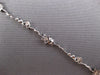 ESTATE .22CT DIAMOND 18KT WHITE GOLD 3D HEART & STAR BY THE YARD TENNIS BRACELET