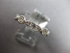 1.06CT DIAMOND 18KT WHITE GOLD ROUND FILIGREE ETERNITY WEDDING ANNIVERSARY RING