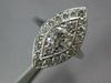 LARGE 1.05CT DIAMOND PLATINUM 3D MARQUISE SHAPE FILIGREE ENGAGEMENT RING #27032