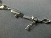 ESTATE 1.56CT DIAMOND 18KT WHITE GOLD 3D CLASSIC FILIGREE LEAF FLOWER NECKLACE