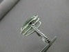 ESTATE 8.40CT DIAMOND & AAA GREEN AMETHYST 14KT WHITE GOLD PEAR HALO RING #21605