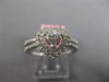 .95CT DIAMOND 18KT WHITE GOLD 3D HEART SHAPE & ROUND DOUBLE HALO ENGAGEMENT RING
