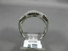 ESTATE EXTRA LARGE 2.03CT DIAMOND 18KT WHITE GOLD 3D MULTI LEAF ANNIVERSARY RING