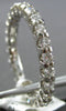 1.13CT DIAMOND 14KT WHITE GOLD ROUND 3D SHARED PRONG ETERNITY ANNIVERSARY RING