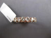 LARGE 3.50CT DIAMOND 18KT ROSE GOLD ROUND ETERNITY SHARE PRONG ANNIVERSARY RING