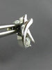 ESTATE .30CT ROUND DIAMOND 14KT WHITE GOLD 3D X LOVE TENSION STUD EARRINGS 22120