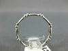 .24CT DIAMOND 14KT WHITE GOLD 3D ETERNITY ETOILE WEDDING ANNIVERSARY RING #2043