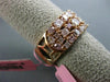 ESTATE WIDE 5.32CT WHITE & FANCY PINK DIAMOND 18KT ROSE GOLD 3D MULTI SHAPE RING