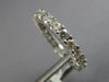 2.40CT DIAMOND 14K WHITE GOLD SHARED PRONG ETERNITY 3mm WEDDING ANNIVERSARY RING