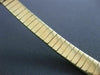 ANTIQUE 2.20CT DIAMOND & AAA RUBY 14KT YELLOW GOLD V SHAPE BANGLE BRACELET #713