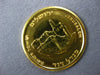 ESTATE 18KT YELLOW GOLD 3D ISRAELI JERUSALEM MENORAH COIN PERFECT GIFT!!! #27060