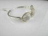 ANTIQUE WIDE DIAMOND 18KT ROSE WHITE GOLD CIRCLE BANGLE