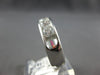 LARGE 2.0CT DIAMOND 14KT WIHITE GOLD 3D CHANNEL ROUND WEDDDING ANNIVERSARY RING