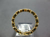 .58CT DIAMOND 14KT YELLOW GOLD ROUND MARQUISE FILIGREE ETERNITY ANNIVERSARY RING