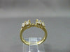ESTATE .64CT BAGUETTE & ROUND DIAMOND 14KT Y SEMI MOUNT ENGAGEMENT RING #9570