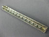 ANTIQUE LONG .50CT DIAMOND PLATINUM 3D OPEN RECTANGULAR FILIGREE PIN BROOCH