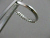 ESTATE .30CT DIAMOND 14K WHITE GOLD SPLIT CHANNEL WEDDING ANNIVERSARY RING #1638
