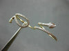 ESTATE LARGE .50CT ROUND DIAMOND 14KT YELLOW GOLD CLASSIC DOUBLE SNAKE FUN RING