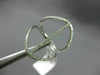 ESTATE LARGE .34CT DIAMOND 18KT WHITE GOLD 3D HANDCRAFTED DOUBLE ROW LOVE RING