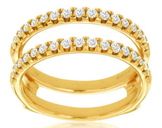 .31CT DIAMOND 14KT WHITE GOLD CLASSIC SOLITAIRE ROUND HALO FRIENDSHIP LOVE RING