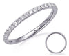 .37CT DIAMOND 14KT WHITE GOLD 3D ROUND & BAGUETTE SHARED PRONG ANNIVERSARY RING