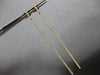 ESTATE LARGE & LONG .45CT DIAMOND 18KT YELLOW GOLD CLASSIC BAR HANGING EARRINGS