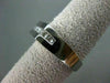 ESTATE .72CT DIAMOND 14K WHITE GOLD PRINCESS CUT SQUARE MENS GYPSY RING #14192