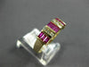 ESTATE 1.24CT DIAMOND & AAA RUBY 14KT YELLOW GOLD 3D CLASSIC ANNIVERSARY RING