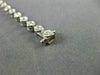ESTATE .68CT ROUND DIAMOND 14KT WHITE GOLD FILIGREE ROUND TENNIS BRACELET #21156