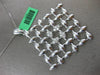 ESTATE EXTRA LARGE .96CT DIAMOND 18KT WHITE GOLD 3D CRISS CROSS SQUARE PENDANT