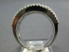 LARGE 2.56CT DIAMOND 18KT WHITE GOLD MULTI ROW ROUND & BAGUETTE ANNIVERSARY RING