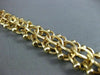 ANITQUE WIDE 14KT YELLOW GOLD 3D HANDCRAFTED LONG INTERTWINED BRACELET #22595
