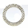 2.74CT DIAMOND 18KT WHITE GOLD 3D ROUND SHARED PRONG ETERNITY ANNIVERSARY RING