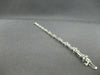 ESTATE LONG .55CT ROUND DIAMOND 14KT WHITE GOLD ETOILE TENNIS BRACELET #14732